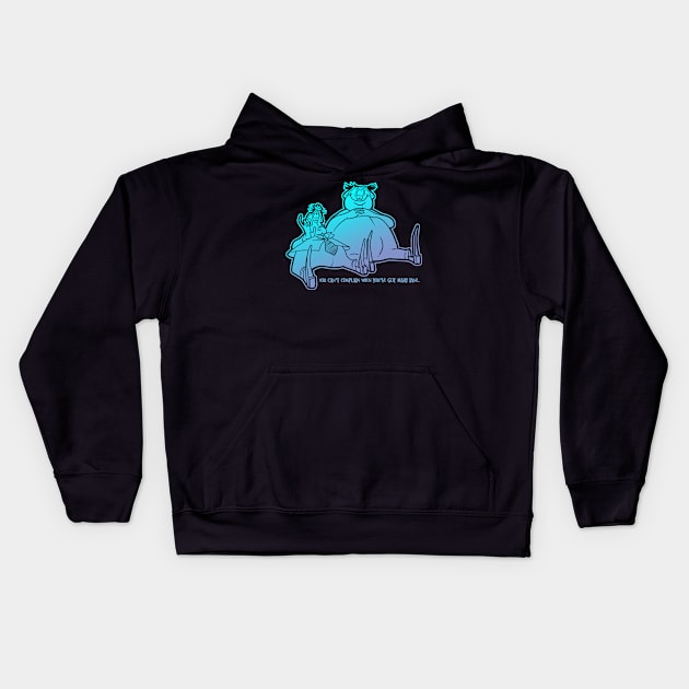 Buddies Kids Hoodie by the Mad Artist